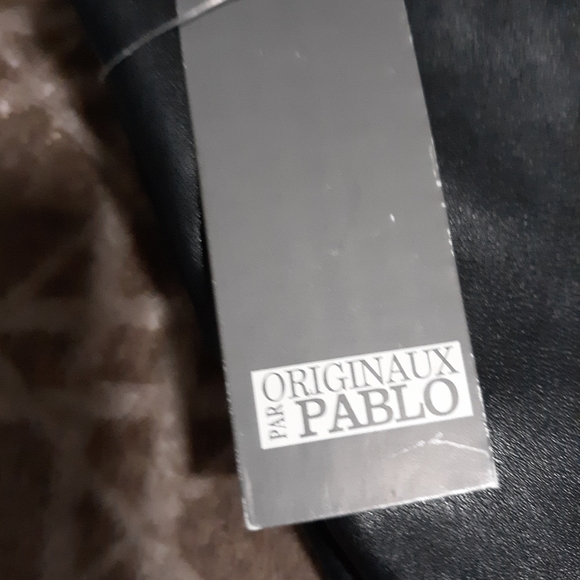 GENUINE LEATHER BLACK SZ 8 PANTS NEW! - Picture 2 of 7